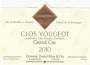 Domaine Daniel Rion & Fils Clos Vougeot Grand Cru 2010 Front Label