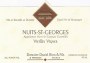 Domaine Daniel Rion & Fils Nuits-St-Georges Vieilles Vignes 2009 Front Label