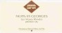 Domaine Daniel Rion & Fils Nuits-St-Georges Les Vignes Rondes Premier Cru 2000 Front Label