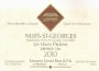 Domaine Daniel Rion & Fils Nuits-St-Georges Les Hauts Pruliers Premier Cru 2010 Front Label