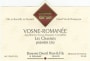 Domaine Daniel Rion & Fils Vosne-Romanee Les Chaumes Premier Cru 2007 Front Label