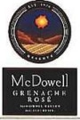 McDowell Grenache Rose 1997 Front Label