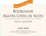 David Duband Bourgogne Haut Cotes de Nuits Louis Auguste 2012 Front Label