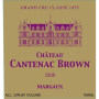 Chateau Cantenac Brown  2008 Front Label