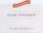 David Duband Clos Vougeot Grand Cru 2013 Front Label