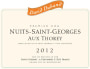 David Duband Nuits-Saint-Georges Premier Cru Aux Thorey 2012 Front Label