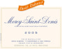 David Duband Morey-Saint-Denis 2005 Front Label