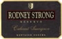 Rodney Strong Cabernet Sauvignon 1997 Front Label
