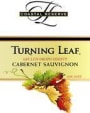 Turning Leaf Coastal Reserve Cabernet Sauvignon 1996 Front Label
