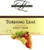 Turning Leaf Coastal Reserve Pinot Noir 1998 Front Label