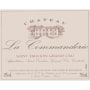 Chateau La Commanderie  2007 Front Label