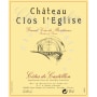 Chateau Clos L'Eglise Cotes de Castillon 2007 Front Label