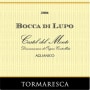 Tormaresca Bocca di Lupo Aglianico 2004 Front Label