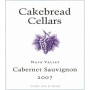 Cakebread Cabernet Sauvignon 2007 Front Label