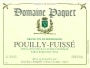 Dom. Fussiacus Domaine Paquet Pouilly-Fuisse 2011 Front Label