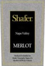 Shafer Napa Valley Merlot 2007 Front Label