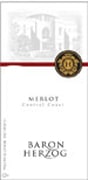 Baron Herzog Merlot (OU Kosher) 2006 Front Label