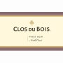 Clos du Bois Pinot Noir 2007 Front Label