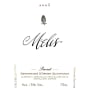 Melis Priorat 2005 Front Label