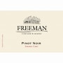 Freeman Sonoma Coast Pinot Noir 2007 Front Label