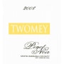 Twomey Sonoma Coast Pinot Noir 2008 Front Label