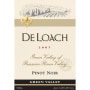 DeLoach Green Valley Pinot Noir 2007 Front Label
