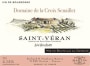 Domaine de la Croix Senaillet Saint-Veran Les Rochats 2014 Front Label
