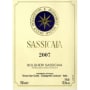 Tenuta San Guido Sassicaia 2007 Front Label