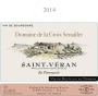 Domaine de la Croix Senaillet Saint-Veran En Pommards 2014 Front Label