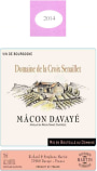 Domaine de la Croix Senaillet Macon Davaye 2014 Front Label