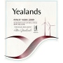 Yealands Pinot Noir 2009 Front Label