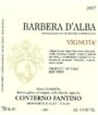 Conterno Fantino Vignota Barbera d'Alba 2007 Front Label