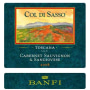 Banfi Col di Sasso 2008 Front Label