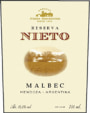 Nieto Senetiner Malbec 2008 Front Label