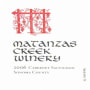 Matanzas Creek Cabernet Sauvignon 2006 Front Label