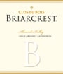 Clos du Bois Briarcrest Cabernet Sauvignon 2004 Front Label
