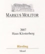Markus Molitor QbA Riesling 2007 Front Label