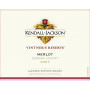 Kendall-Jackson Vintner's Reserve Merlot 2007 Front Label