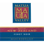 Matua Pinot Noir 2009 Front Label