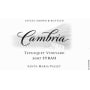 Cambria Tepusquet Vineyard Syrah 2007 Front Label