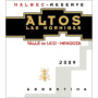Altos Las Hormigas Reserva Malbec 2009 Front Label