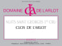 Domaine de l'Arlot Nuits Saint Georges Clos de l'Arlot Premier Cru Monopole Blanc 2006 Front Label