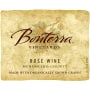 Bonterra Organic Rose 2009 Front Label