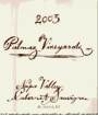 Palmaz Estate Cabernet Sauvignon 2003 Front Label