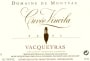 Domaine de Montvac Vacqueyras Cuvee Vincila 2003 Front Label