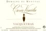 Domaine de Montvac Vacqueyras Cuvee Vincila 2009 Front Label