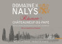 Domaine de Nalys Chateauneuf-du-Pape Reserve 2010 Front Label