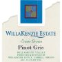 WillaKenzie Estate Pinot Gris (375ML half-bottle) 2009 Front Label