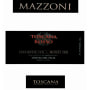 Mazzoni Toscana Rosso 2007 Front Label