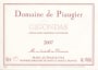 Domaine de Piaugier Gigondas 2007 Front Label